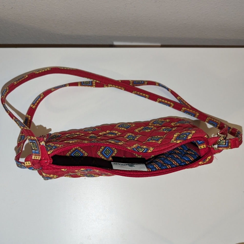 COPY - 🌞 $3/$15 Vera Bradley "Villa Red" Small Crossbody Purse - Picture 7 of 16